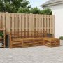 Lauko sofos komplektas 5 pcs Natūrali