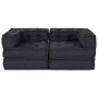 Modulinė sofa 2 pcs Antracito 140 x 70 x 56 cm Audinys