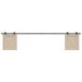 stumdomų spintelių durų komplektas 244 cm anglinis plienas