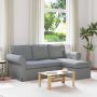 Sofa Šviesiai pilka 215 x 138 x 80 cm audinys