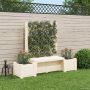 Kopenhagos sodo suolelis Balta 173 x 49 x 135,5 cm PP