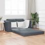 Sofa lova 60cm Tamsiai pilka Aksomas