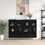 Sieniniai spintelės 2 pcs juoda ąžuolo 69,5 x 34 x 90 cm