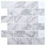 Metro plytelė 20 pcs Balti marmuro 30 x 30 cm