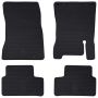 Automobilių kilimėlis 4 pcs Juoda TPE