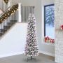 Dirbtinė Kalėdų eglutė Balta 240 cm PVC ir Metalas ir Plastikas
