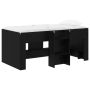 Vaikų Aukštas Lova 2 pcs Juodojo ąžuolo 163 x 101,1 x 68,5 cm