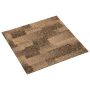 Grindų kilimas 20 pcs Ruda 50 x 50 cm PP