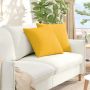Sofa Pagalvės 2 pcs Šviesi geltona 50 x 50 cm