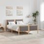 Lovos rėmas su galvūgalio Taupe 140 x 190 cm audinys