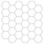 Heksagoninė plytelė 20 pcs Balta pilka 30 x 30 cm