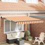 Ištraukiama markizė Geltona ir Oranžinė 300 x 250 cm