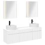 Vonios spintos komplektas 5 pcs Balta 53 x 15,5 x 70 cm