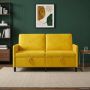 Sofa su saugojimo vieta Geltona 152 x 78 x 87 cm Poliesteris