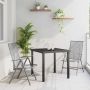 Sodo valgomojo komplektas 3 pcs Antracitas