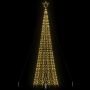 LED Kalėdų eglutė su smaigaliais 1534 LED Šiltai balta 500 cm