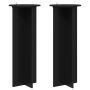 Augalų stovas 2 pcs Juoda Ø40 x 100 cm Apdirbta mediena