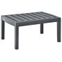 Sodo stalas, antracito spalvos, 78x55x38cm, plastikas
