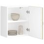Sieninė virtuvės spinta Lucca Sonoma Oak Engineered Wood