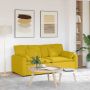 Modulinė sofa su pagalvėlėmis, geltona