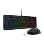Lenovo klaviatūros ir pelės komplektas Legion KM310 RGB, juodos spalvos, laidinis