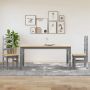 Valgomojo komplektas Panama, 3 dalių, pilka pušies masyvas