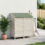 Sodo Sandėlys Balta 106 x 56 x 113,5 cm Kietasis pušinis medis