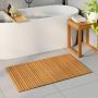 Badematte Ruda 100 x 60 cm Kietos akacijos mediena