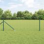 Tvora su stulpais Žalia 0,6 x 10 m Plienas ir PVC