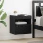 TV sieniniai spintelės 2 pcs Juodas ąžuolas 40 x 30 x 40 cm