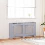Radiatoriaus dangtis 2 pcs Pilka 152 x 19 x 81,5cm