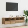 TV sieniniai spintelės 2 pcs Amatininkų ąžuolas 60 x 30 x 30 cm