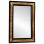 Sieninis veidrodis Stačiakampio Juoda ir Ruda 70 x 2 x 70 cm