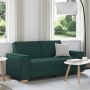 Dvivietė sofa, tamsiai žalia, 180x78x84 cm, audinys