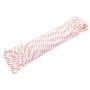 Pull Starter Cord Balta ir Raudona Ø5 mm 10 m Nailonas