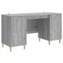 Stalas Pilka Sonoma Apdirbta mediena 142,5 x 50 x 75 cm