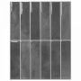 Stačiakampė plytelė 10 pcs Pilka 29 x 23 x 0,08 cm
