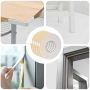 Savigautinė putų juosta 5 pcs Balta 10mm x 10m CR putplastis