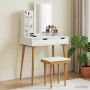 Tualetės rinkinys FAUSKE 4 pcs Balta 76 x 50 x 143 cm