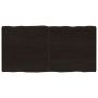 Stalviršis, tamsiai ruda, 120x60x(2-6) cm, medienos masyvas