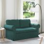 Sofa Tamsiai žalia 215 x 82 x 80 cm audinys