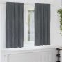 Užtemdymo užuolaidos 2 pcs Šviesiai pilka 140 x 175 cm Aksomas