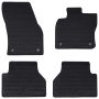 Automobilių kilimėlis 4 pcs Juoda TPE