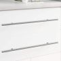 Rankena 12 pcs Sidabro 500 mm Plienas