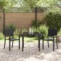 Sodo valgomojo komplektas 3 pcs Juoda