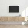TV sieninė spintelė 2 pcs Sonoma 98 x 31 x 29,5 cm