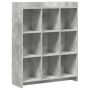 Knygų lentyna Betono pilka 87,5 x 30 x 111 cm Apdirbta mediena