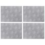 Laiptų danga Stačiakampio 4 pcs Sidabro 40 x 30 cm Aliuminis