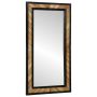 Sieninis veidrodis Stačiakampio Juoda ir Ruda 50 x 2 x 90 cm