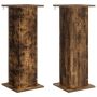 Augalų stovas 2 pcs Dūminio ąžuolo 30,5 x 30 x 80,5 cm